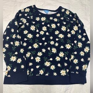 Draper James Natalie Sweatshirt in Magnolia Size XL!